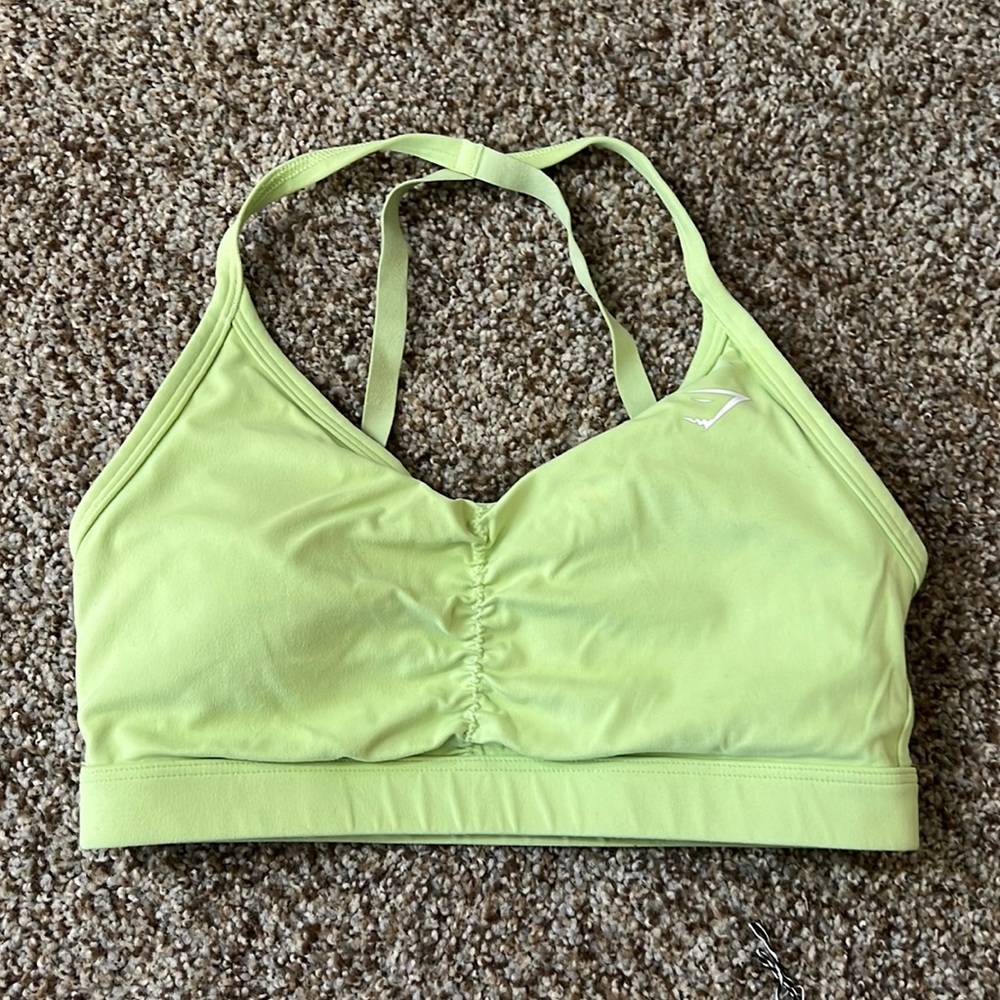 gymshark ruched training sports bra